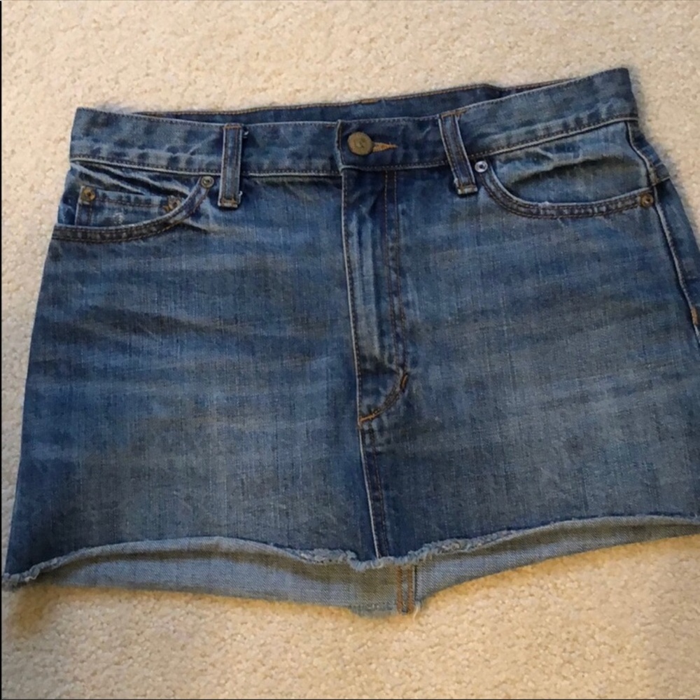FREE PEOPLE JEAN SKIRT